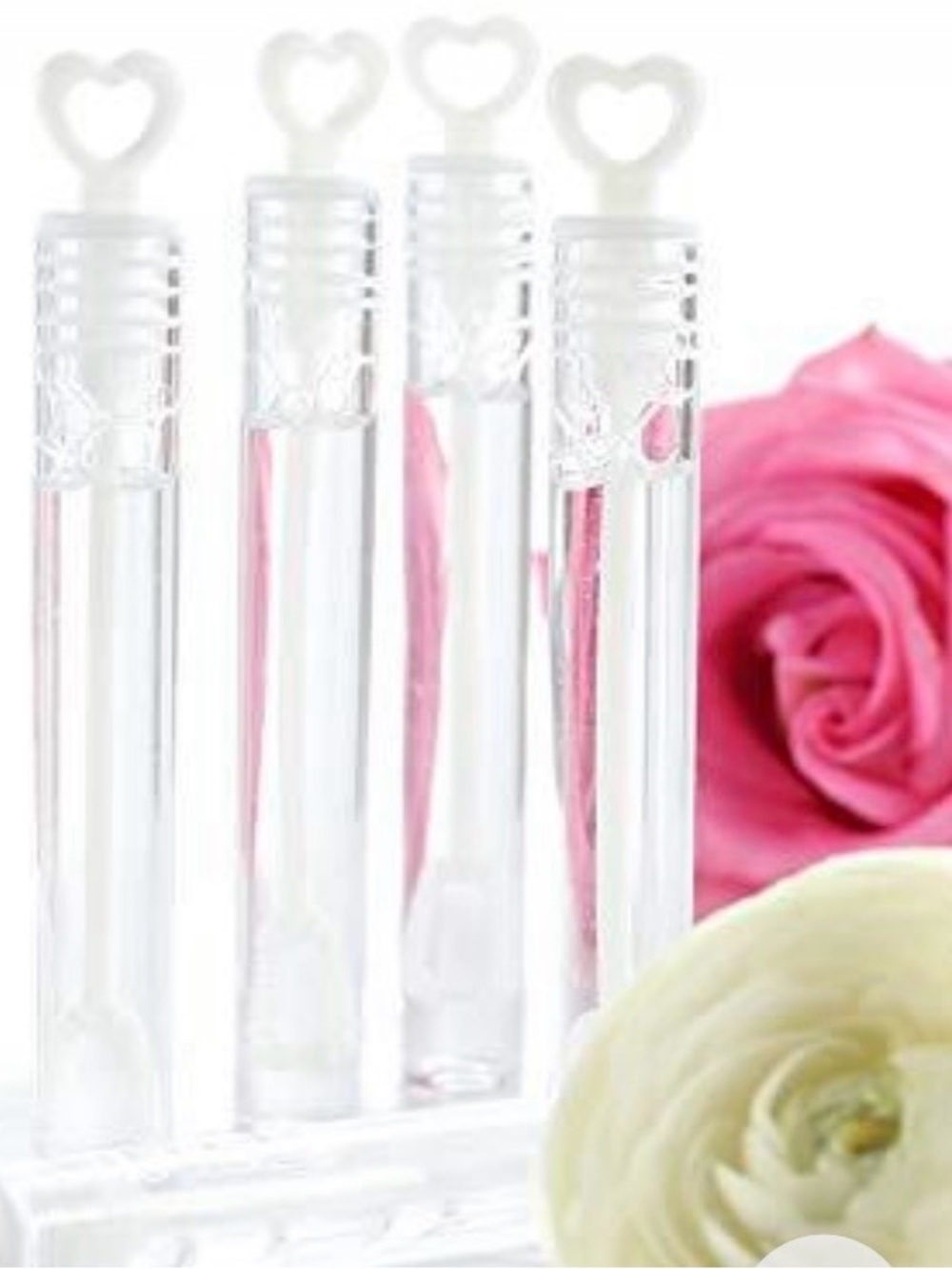 Wedding🌸💐Graduation🎓📜Birthday🎉🎈Party Favors Box of 150 Bubble Wands Heart Top🤍